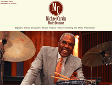 Tablet Screenshot of michaelcarvin.com